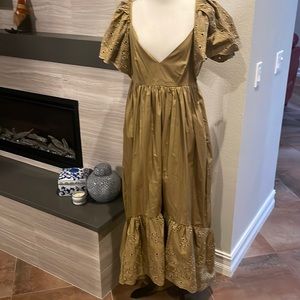En Saison High Low Dress in Olive